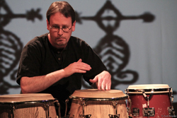 james armstrong playing drums