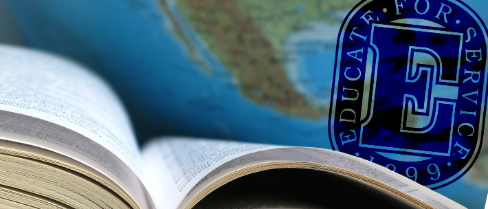 E Globe and Book