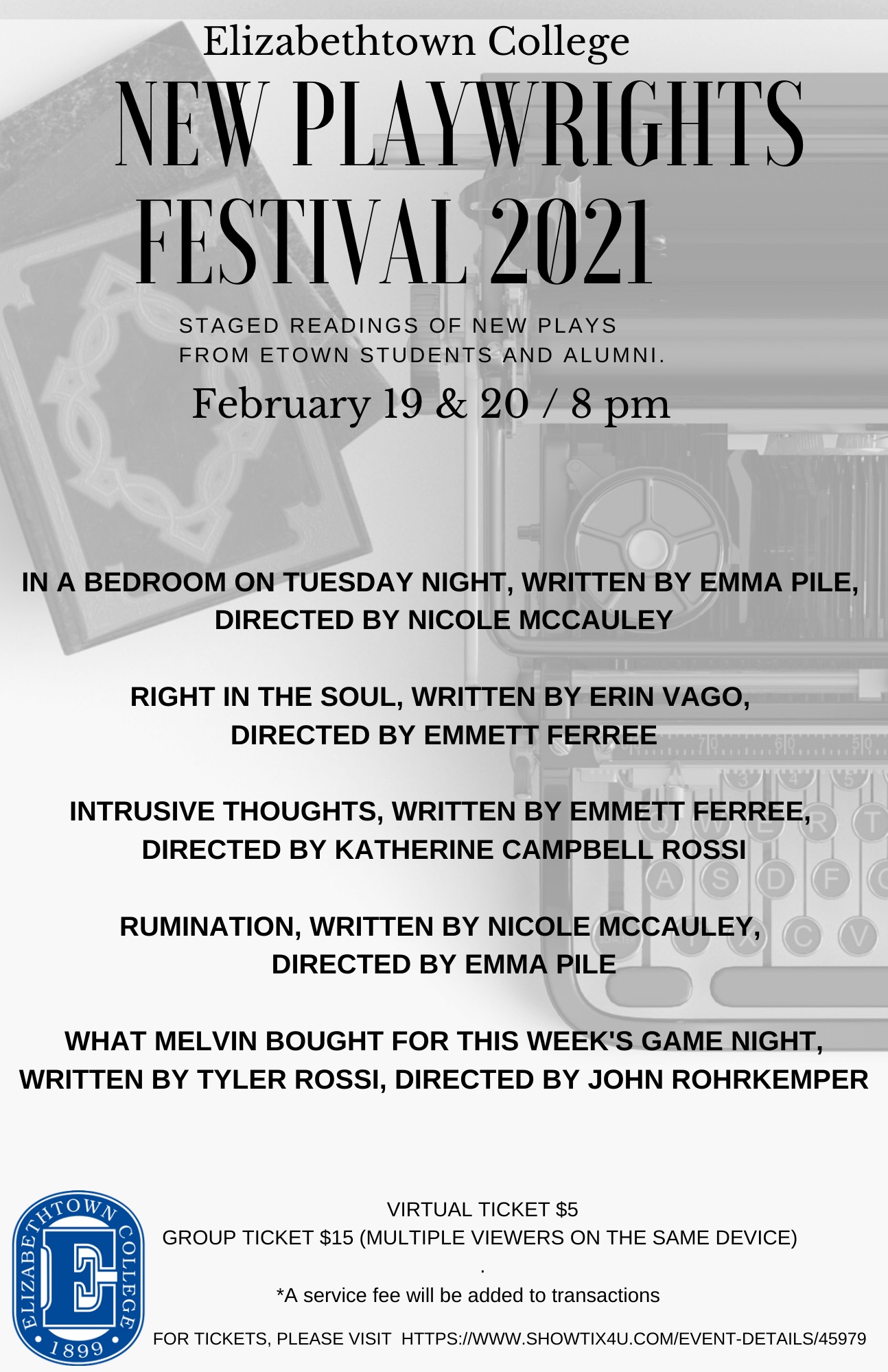 Spring 2021 Playwrights Fest