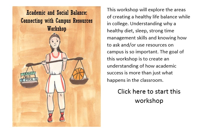 academic and social balance workshop